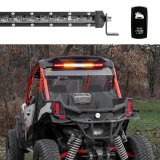XK Glow Light Bars, Pods and Fog Lights XK068036 36in Super Slim Offroad LED Chase Bar 5 Modes 108w thumbnail 2
