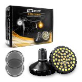 XK Glow Motorcycle LED Turn Signals XK1157B-WA-S Front Signal Kit - Bullet Style Smoked Lenses thumbnail 1
