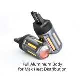 XK Glow Light Bulbs XK7443-A 2pc Amber 7443 Auto Bulb thumbnail 2