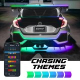 XK Glow Weatherstrip Seals, Individual Position MX-BG-MINI 1x80" XKmax RGB Addressable Flexible Body Panel Gap Strip App Control Kit thumbnail 4