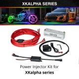 XK Glow LED Accent Lights MX-FO-PRO 2x30" + 4x43" XKmax Fiber Optic Interior Ambient Light Strip App Control Kit thumbnail 4