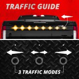 XK Glow Emergency Strobe Lights XK052001-4RB 4pc w/ Traffic Modes Ultra Bright LEDs Multiple modes + Solid On - Red + Blue thumbnail 4