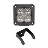 XK Glow C3 Cube Lights XK065002-FL Flush Mount XKchrome 20w LED Light with RGB Accent Light - Flood Beam thumbnail 1
