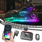XK Glow LED Accent Lights MX-MOTO-PRO XKmax RGBW 20pc addressable Motorcycle Underglow App Control Light Kit thumbnail 2