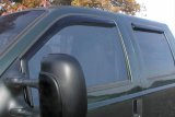 Stampede Snap-Inz In-Channel Sidewind Deflectors for 2017-2025 F-250 SUPER DUTY, F-350 2017-2024 F-450 DUTY - 41168-2 Side Window Visor VentVisor 4pc Smoke Ford Super Duty 2017 thumbnail 3