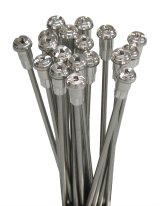 Excel Spoke and Nipple Sets 30-9518 Set, Polished Stainless Steel Spokes, Spline Drive, 18 in., Rear, for use on Honda®, Kit thumbnail 2