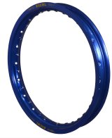 Excel Takasago Rims 30-2349 Motorcycle Rim, Aluminum, Blue Anodized, 14 in. x 1.60 in., Rear, 32-Spoke, Each thumbnail 2