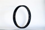 Excel Takasago Rims 30-2262 Motorcycle Rim, Aluminum, Black Anodized, 14 in. x 1.40 in., Front, 32-Spoke, KTM, Each thumbnail 1