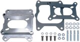 Trans-Dapt Performance Carburetor Adapters 2087 Adapter, 2-Barrel Rochester to 4-Barrel Quadrajet Intake Manifold, Open Center, 1.00 in. Thick, Kit thumbnail 1