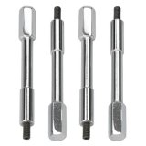 Trans-Dapt Performance Chrome Valve Cover Bolts 9182 Fasteners hex head nuts 4 1/4" tall, chrome thumbnail 1