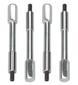 Trans-Dapt Performance Chrome Valve Cover Bolts 9182 Fasteners hex head nuts 4 1/4" tall, chrome thumbnail 2