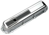 Trans-Dapt Performance Chrome Valve Covers 9521 Covers, Stock Height, Steel, Chrome, Plain, Cadillac, 368-500, V8, Pair thumbnail 3