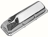 Trans-Dapt Performance Chrome Valve Covers 9295 Covers, Stock Height, Steel, Chrome, Plain, Ford, 351C/351M/400, Pair thumbnail 3