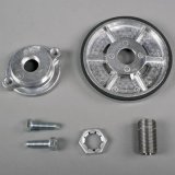 Trans-Dapt Performance Spin-On Oil Filter Adapters 1324 Adapter, Filter, Aluminum, Black Anodized, 3/4-16 in. Thread, Chevy, Big/Small Block, Kit thumbnail 2