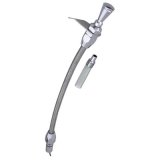 Trans-Dapt Performance Flexible Braided Stainless Transmission Dipsticks 8139 Dipstick, Stainless, Polished Billet Aluminum, GM TH400, Push-In Style, Each thumbnail 2