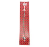 Trans-Dapt Performance Flexible Braided Stainless Transmission Dipsticks 8146 Fluid Dipsticks, Steel, Flexible, Polished Aluminum Handle, 27-5/8 in. Length, Firewall Mount, GM, 4L60E, Each thumbnail 1