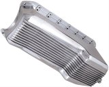 Trans-Dapt Performance Aluminum Oil Pans 9004 Pan, Cast Aluminum, Finned, Polished, 4 qt., Chevy, Small Block, Each thumbnail 1