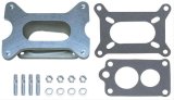Trans-Dapt Performance Carburetor Adapters 2184 Adapter, Open Center, Holley 2-Barrel Carburetor, Toyota 22R Manifold, 1.75 in. Thick, Kit thumbnail 1