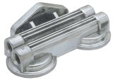 Trans-Dapt Performance Remote Oil Filter Brackets 1030 Mount, Dual Filter, 1/2 in. NPT Inlet/Outlet, 3/4 in.-16 Thread Filter, Each thumbnail 3