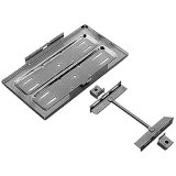 Trans-Dapt Performance Stainless Steel Battery Trays 9323 Tray, Steel, Polished, 7.50 in. Wide, 13.250 in. Long, Each thumbnail 2