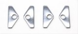 Trans-Dapt Performance Chrome Mini Valve Cover Tabs 9067 Hold-Down Tabs, Steel, Plated, Universal, Set of 4 thumbnail 1