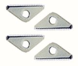 Trans-Dapt Performance Chrome Mini Valve Cover Tabs 9067 Hold-Down Tabs, Steel, Plated, Universal, Set of 4 thumbnail 3