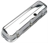 Trans-Dapt Performance Chrome Valve Covers 9235 Covers, Tall, Steel, Chrome, Plain, Chevy, Big Block, Pair thumbnail 1