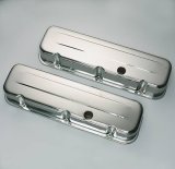 Trans-Dapt Performance Chrome Valve Covers 9235 Covers, Tall, Steel, Chrome, Plain, Chevy, Big Block, Pair thumbnail 2