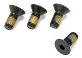 Trans-Dapt Performance Pulley Bolts 9492 Bolts, Steel, Black, Allen, 5/16 in.-24, 0.750 in. UHL, Universal, Set of 4 thumbnail 1