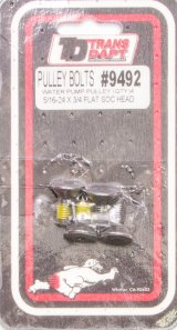 Trans-Dapt Performance Pulley Bolts 9492 Bolts, Steel, Black, Allen, 5/16 in.-24, 0.750 in. UHL, Universal, Set of 4 thumbnail 3