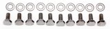 Trans-Dapt Performance Products Timing Cover Fasteners 9273 Bolts Chevy 283-350 Chrome hex Head thumbnail 1