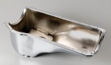 Trans-Dapt Performance OEM Replacement Oil Pans 9310 Pan, Steel, Chrome Plated, 4 qt., Ford, Lincoln, Mercury, 351C/351M/400, Each thumbnail 2