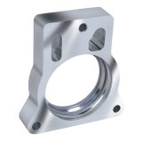 Trans-Dapt Performance Torque-Curve MPFI Spacers 2566 Throttle Body Spacer, Torque-Curve, Aluminum, Natural, 1 in., Chevy, GMC, Pickup/SUV, Each thumbnail 3