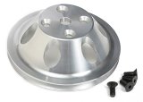 Trans-Dapt Performance Aluminum Water Pump Pulleys 9482 Pulley, V-Belt, 1-Groove, Aluminum, Machined, Chevy, Small Block, Long Pump, Each thumbnail 3