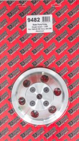 Trans-Dapt Performance Aluminum Water Pump Pulleys 9482 Pulley, V-Belt, 1-Groove, Aluminum, Machined, Chevy, Small Block, Long Pump, Each thumbnail 6