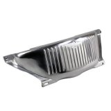 Trans-Dapt Performance Flexplate Dust Covers 9586 Cover, Polished, Finned Aluminum, Chevy, TH350, TH400, Each thumbnail 2