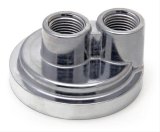 Trans-Dapt Performance Spin-On Oil Filter Bypass Adapters 1027 Adapter, Bypass, Spin-On, Aluminum, Natural, 22mm x 1.5mm Thread, 1/2 in. NPT Inlet/Outlet, Each thumbnail 1