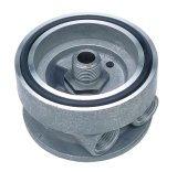 Trans-Dapt Performance Oil Cooler Sandwich Adapters 1322 Adapter, Filter, Sandwich, Aluminum, Natural, 13/16-16 in. Thread, 1/2 in. NPT Inlet/Outlet, Each thumbnail 7