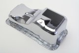 Trans-Dapt Performance OEM Replacement Oil Pans 9078 Pan, Steel, Chrome Plated, 5 qt., Ford, 260/289/302, Each thumbnail 1