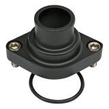 Trans-Dapt Performance Products Water Necks and Thermostat Housings 7192 Neck, Early Chevy Black Aluminum Neck thumbnail 1
