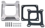 Trans-Dapt Performance Carburetor Adapters 2381 Spacer, 2.125 in. Tall, Open, Aluminum, Natural, Carter, Edelbrock, Holley, Square Bore, Each thumbnail 3