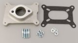 Trans-Dapt Performance Carburetor Adapters 2044 Adapter, Open Center, Holley 2-Barrel Carburetor, Small 1-Barrel Manifold, 1.75 in. Thick, Kit thumbnail 2