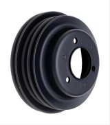 Trans-Dapt Performance Steel Crankshaft Pulleys 8624 Pulley, V-Belt, 3-Groove, Steel, Black, Chevy, Big Block, Long Pump, Each thumbnail 1