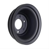 Trans-Dapt Performance Steel Crankshaft Pulleys 8624 Pulley, V-Belt, 3-Groove, Steel, Black, Chevy, Big Block, Long Pump, Each thumbnail 2