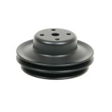 Trans-Dapt Performance Powdercoated Pulleys 8623 Water Pump Pulley, Steel, 2-Groove, 6.3 in. Dia., Satin Black Powdercoat, Chevy, Big Block, Long Pump, Each thumbnail 3