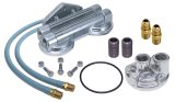 Trans-Dapt Performance Remote Oil Filter Relocation Kits 1220 Kit, Dual Filter, 3/4-16 in. Threads, 13/16-16 in. Engine Threads, Kit thumbnail 2