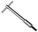Trans-Dapt Performance Chrome Valve Cover Bolts 9120 Fasteners T-Bar wing nuts 4 1/4" tall, chrome thumbnail 2