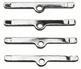Trans-Dapt Performance Chrome Valve Cover Spreader Bars 4993 Hold-Down Tabs, Steel, Plated, Chevy, Small Block V8/V6, Set of 4 thumbnail 2