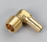 Trans-Dapt Performance NPT to Hose Barb Fittings 2271 Fitting, Adapter, Barb, 90 Degree, Brass, Natural, 3/8 in. NPT, 3/8 in. Barb, Each thumbnail 2