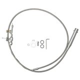 Trans-Dapt Performance Carburetor Kickdown Cables 8985 TV/Kickdown Cable; Kick Down Cable; 24 in.; Braided Stainless; Fits SB Chevys w/Carburetor And 700R4 Auto Tran thumbnail 1